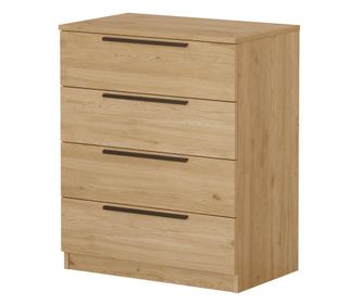 KOMÓD, FURNLUX CLASSIC, LOREL, 72x42x88cm, TERMÉSZETES, MŰFA