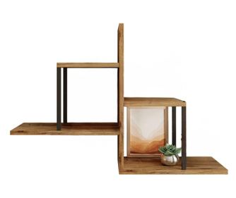 FALI POLC, FURNLUX CLASSIC, VOYAGE, 89x22x62cm, TERMÉSZETES, MŰFA