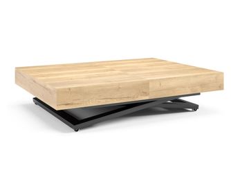 DOHÁNYZÓASZTAL, FURNLUX PREMIUM, SANNA U, 80x200x80cm, BÉZS, MŰFA