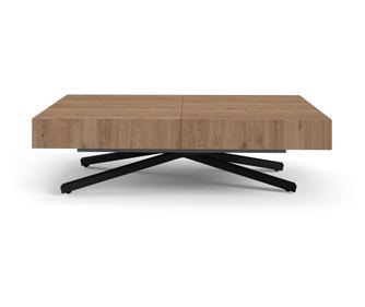 DOHÁNYZÓASZTAL, FURNLUX PREMIUM, SANNA X, 80x200x80cm, BARNA, MŰFA