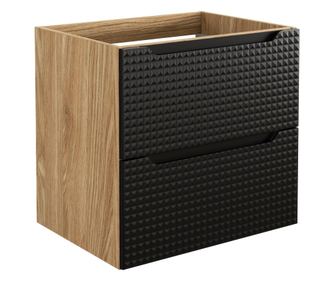 MOSDÓKAGYLÓ ALATTI SZEKRÉNY, FURNLUX CLASSIC, LUXOR, 60x46x57cm, FEKETE, MŰFA