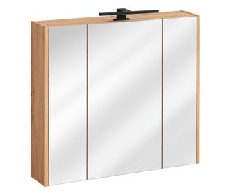 TÜKRÖS SZEKRÉNYEK, FURNLUX CLASSIC, MADERA, 80x16x72cm, BÉZS, MŰFA