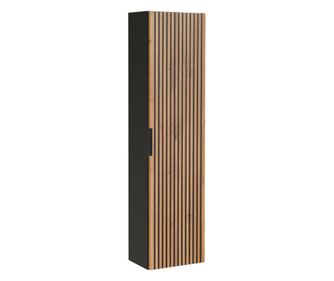 MAGAS SZÉPSZÁLLÓSZÁLLÓ, FURNLUX CLASSIC, XILO, 35x25x140cm, SÖTÉTSZÜRKE, MŰFA