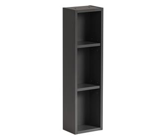 PULTOK, FURNLUX CLASSIC, MONAKO, 20x14x75cm, SÖTÉTSZÜRKE, MŰFA