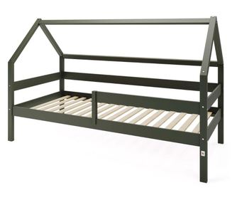 GYEREKÁGY, FURNLUX CLASSIC, SOLE, 97x211x134cm, ZÖLD, TÖMÖR FA