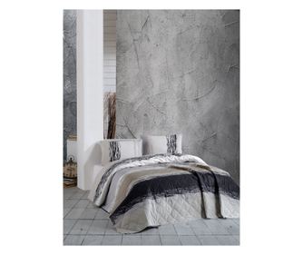 Set cuvertura matlasata 160x235 cm, Majoli Bahar Home Collection, 100% bumbac, 90 gsm, 2 piese, Desert