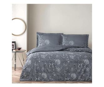 Lenjerie de pat dublu premium 100% bumbac satin deluxe TAC VIOLETTA