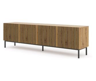 TV-ÁLLVÁNY, FURNLUX CLASSIC, RAVENNA F, 200x42x58cm, BÉZS, MŰFA