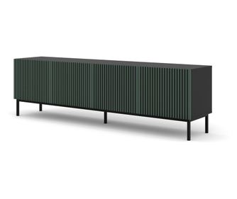 TV-ÁLLVÁNY, FURNLUX CLASSIC, RAVENNA F, 200x42x58cm, FEKETE, MŰFA