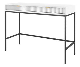 KONZOLOVÝ STOLÍK, FURNLUX CLASSIC, AVON, 104x50x77cm, BIELA, DREVENÉ KONŠTRUKCIE