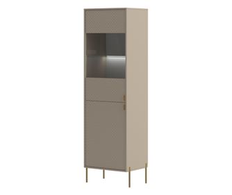 VITRIN, FURNLUX CLASSIC, DIAMO, 54x42x190cm, BÉZS, MŰFA