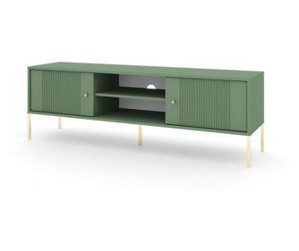 TV-ÁLLVÁNY, FURNLUX CLASSIC, ISEO, 154x50x50cm, ZÖLD, MŰFA