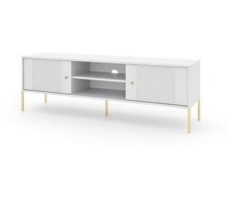 TV-ÁLLVÁNY, FURNLUX CLASSIC, ISEO, 154x50x50cm, FEHÉR, MŰFA