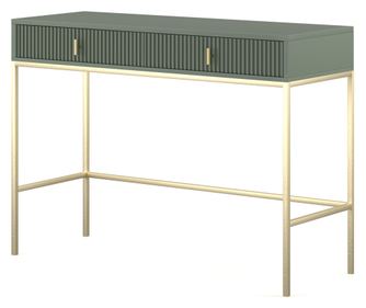 KONZOLNI STOLIĆ, FURNLUX CLASSIC, MAGGIORE, 104x50x77cm, ZELENA, DRVENI PLOČASTI MATERIJAL