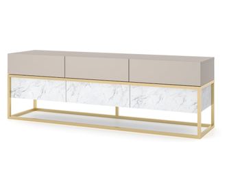 TV-ÁLLVÁNY, FURNLUX CLASSIC, X, 154x39x53cm, BÉZS, MŰFA