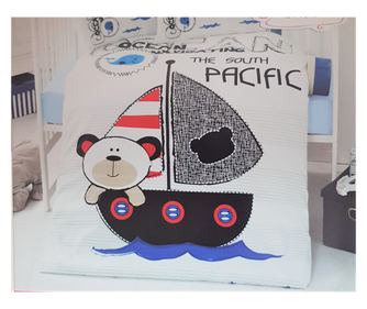 Lenjerie completa 4 piese patut Kotonia Home Bebe - Toys 14, 100% bumbac