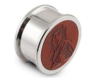Grinder Metal cu piele, diametru 46mm, format din 3 piese