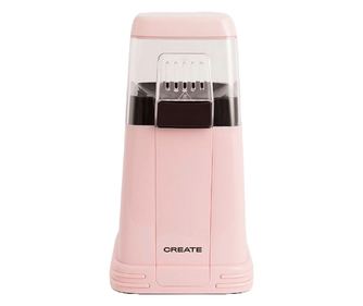 Popcorn gép Retro CREATE, kapacitása 80 g, mindössze 3 perc alatt kész, könnyen használható, 1200 W, adagolókanál, kicsi és komp