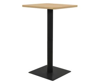 Bisztróasztal, tölgy színű, 70x70x107 cm