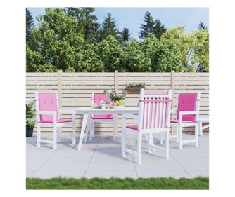 Kis httmlj szkekhez val prnk, 4 db, rzsaszn, textil