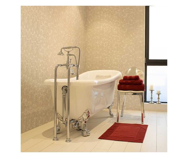 Prosop de baie pentru picioare, bumbac, acasa, 800 g, 50x70 cm, bordo