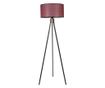 Lampă de birou MABEL, culoare neagră, Burgundy