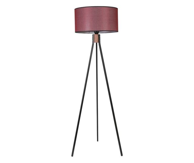 Lampă de birou MABEL, culoare neagră, Burgundy