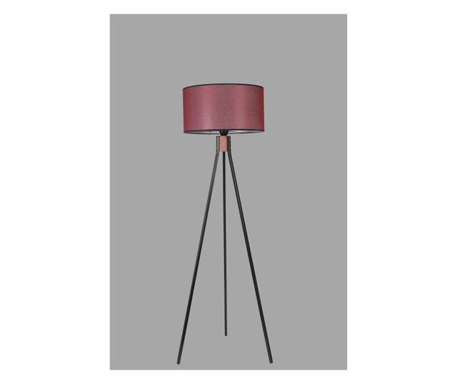 Lampă de birou MABEL, culoare neagră, Burgundy