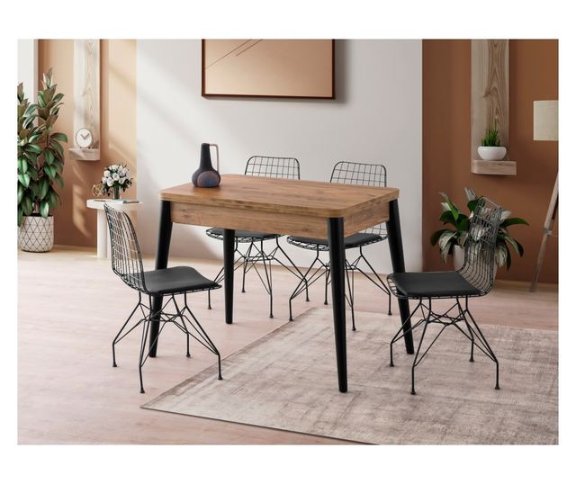 DOLUNAY Extendable Dining Table - 1284, Atlantic Pine