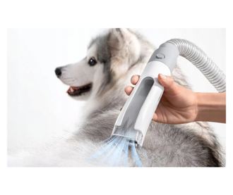 HomeRunPet HC15 2 în 1 Toaletă pentru animale de companie, 400 W, 12 KPa, 1,85 L, 3 niveluri de aspirație, 45 dB, alb