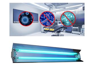 Baktericidna UVC lampa s mogućnošću okretanja 2x30W, reflektor, rotacija 140 stupnjeva, sterilizacija