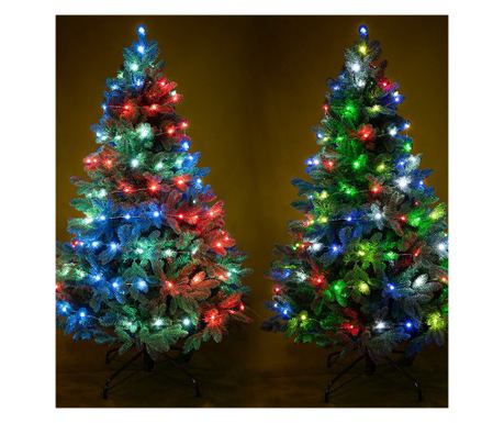 Mikro LED RGB girlanda z daljinskim upravljalnikom, dolžina 10 m, USB, 12 svetlobnih učinkov, časovnik