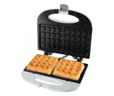 Aparat za vaflje 750W, zapiranje s sponko, LED indikator, domače