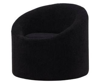 FOTEL, FURNLUX CLASSIC, WARREN, 81x82x72cm, FEKETE, TEXTIL