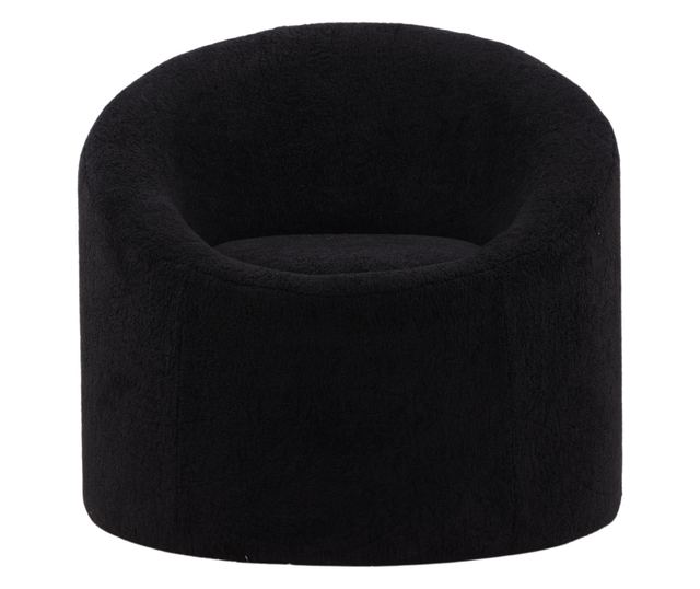 FOTEL, FURNLUX CLASSIC, WARREN, 81x82x72cm, FEKETE, TEXTIL