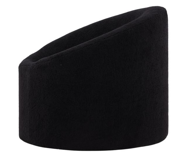 FOTEL, FURNLUX CLASSIC, WARREN, 81x82x72cm, FEKETE, TEXTIL
