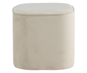 PUFF, FURNLUX CLASSIC, PIFF, 44x44x41cm, FEHÉR, TEXTIL