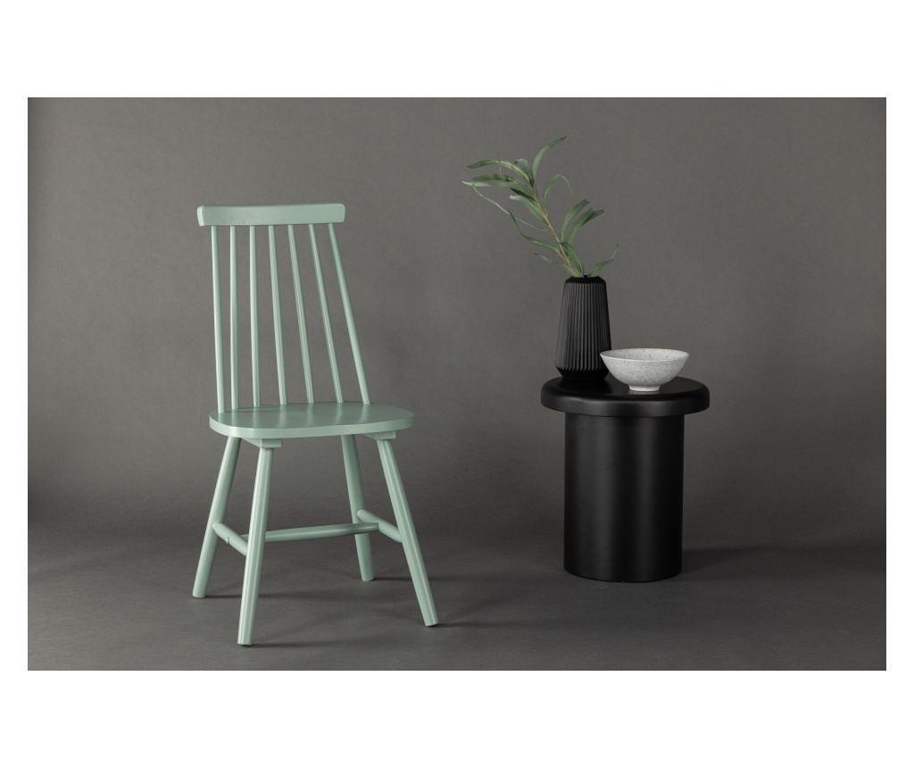 STOLICA, FURNLUX PREMIUM, LÖNNEBERGA, 43x50x88cm, ZELENA, MASIVNO DRVO - 4
