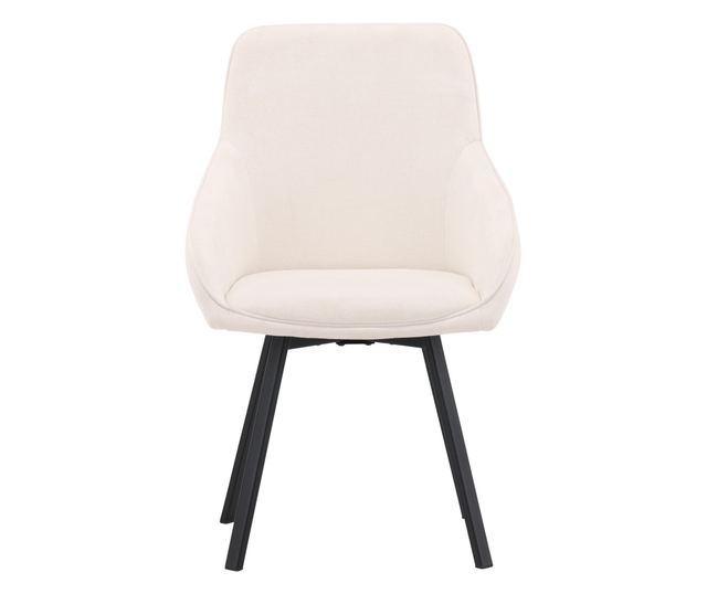 SZÉK, FURNLUX CLASSIC, ROSIE, 55x60x88cm, BÉZS, FÉM