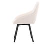 SZÉK, FURNLUX CLASSIC, ROSIE, 55x60x88cm, BÉZS, FÉM