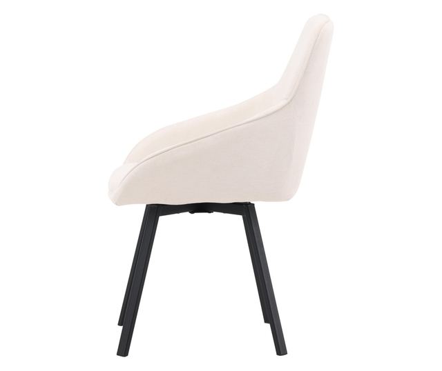 SZÉK, FURNLUX CLASSIC, ROSIE, 55x60x88cm, BÉZS, FÉM