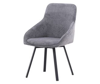 SZÉK, FURNLUX CLASSIC, ROSIE, 55x60x88cm, SZÜRKE, FÉM