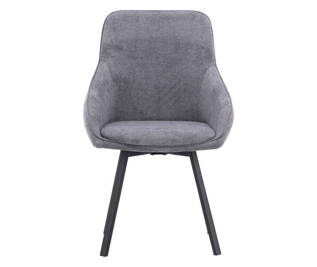 SZÉK, FURNLUX CLASSIC, ROSIE, 55x60x88cm, SZÜRKE, FÉM