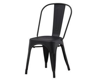 SZÉK, FURNLUX CLASSIC, TEMPE, 45x53x85cm, FEKETE, FÉM
