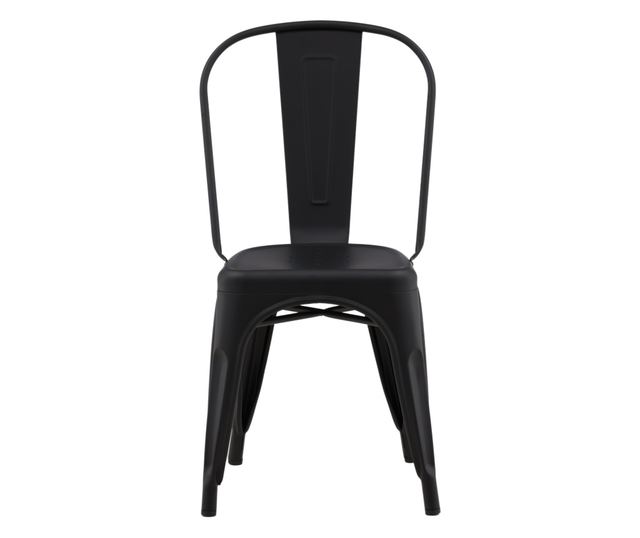 SZÉK, FURNLUX CLASSIC, TEMPE, 45x53x85cm, FEKETE, FÉM