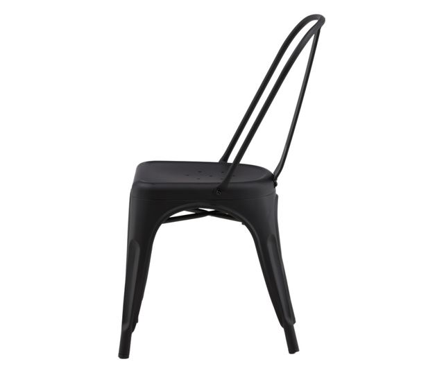 SZÉK, FURNLUX CLASSIC, TEMPE, 45x53x85cm, FEKETE, FÉM