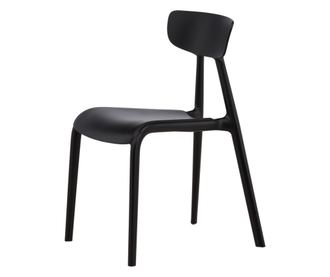SZÉK, FURNLUX CLASSIC, URSHOLMEN, 49x54x80cm, FEKETE, MŰANYAG