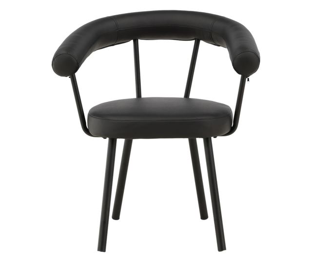 SZÉK, FURNLUX CLASSIC, VÄSTERÅS X JOSEFIN LUSTIG, 68x60x73cm, FEKETE, FÉM