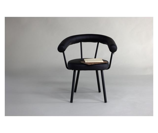 SZÉK, FURNLUX CLASSIC, VÄSTERÅS X JOSEFIN LUSTIG, 68x60x73cm, FEKETE, FÉM