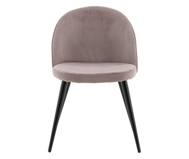 STOLICA, FURNLUX CLASSIC, VELVET, 50x57x77cm, RUŽIČASTA, TEKSTIL